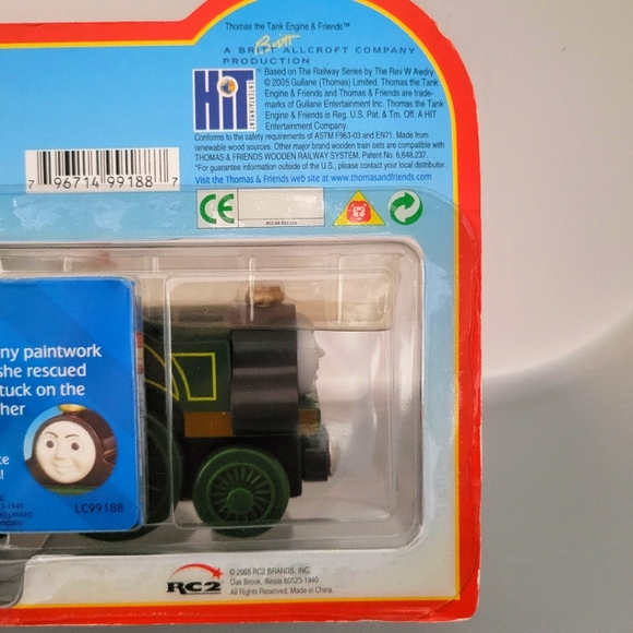 Thomas Wooden Railway Emily and Tender Train - 2005 -  New in Package - Picture 5 of 6